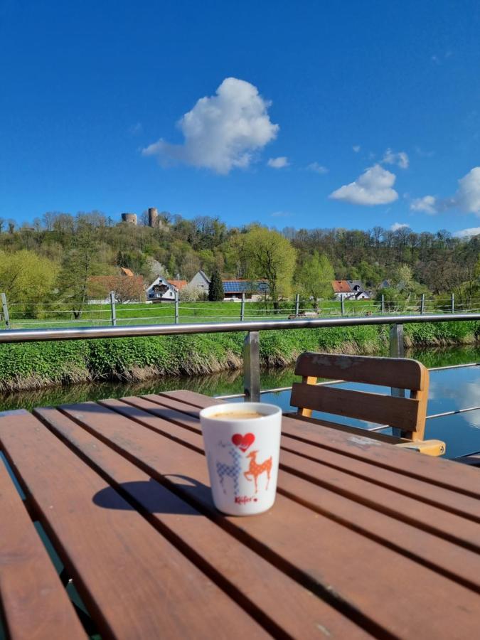Ferienhaus Diemelaue Mit Klimaanlage Bad Karlshafen Luaran gambar